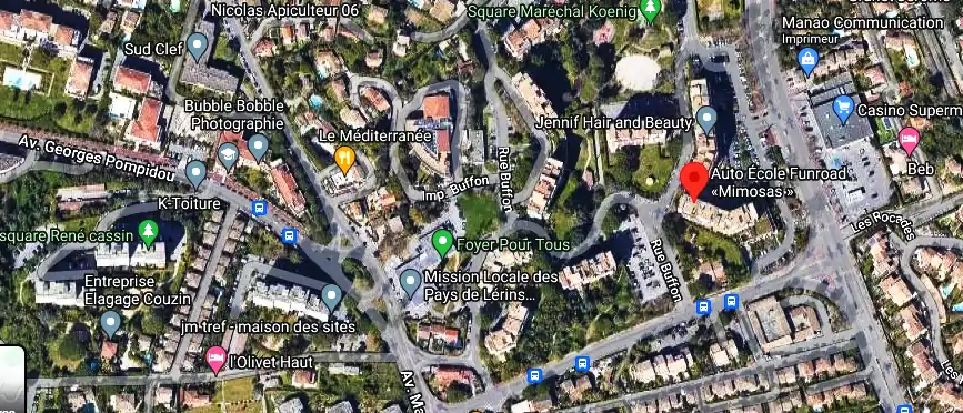 Permis auto Ecole à Le Cannet