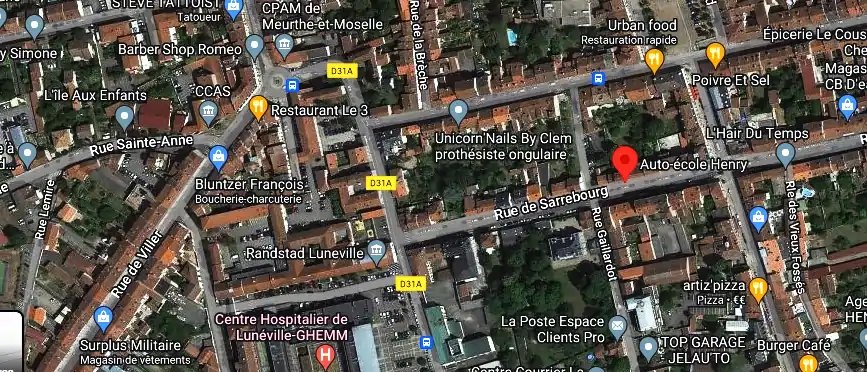 Permis auto Ecole à Lunéville