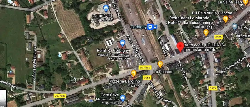 Permis auto Ecole à Corbigny