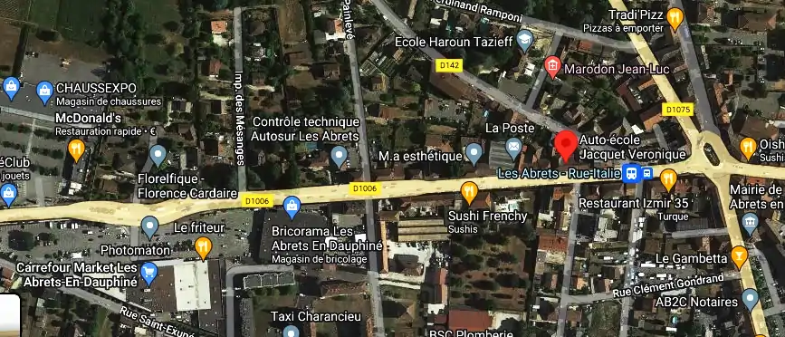 Permis auto Ecole à Les Abrets en Dauphiné