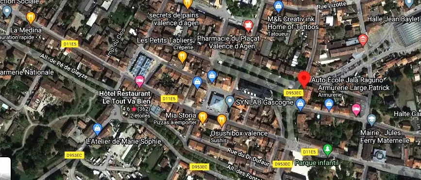 Permis auto Ecole à Valence d'Agen