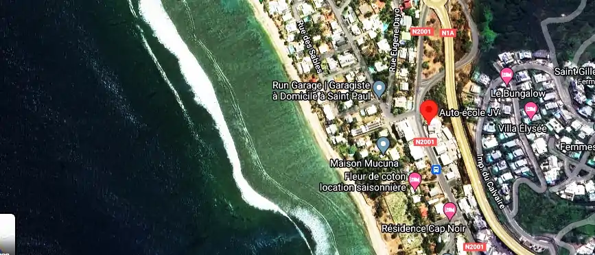 Permis auto Ecole à 3 bis Rue du Général de Gaulle, St Paul 97434, La Réunion