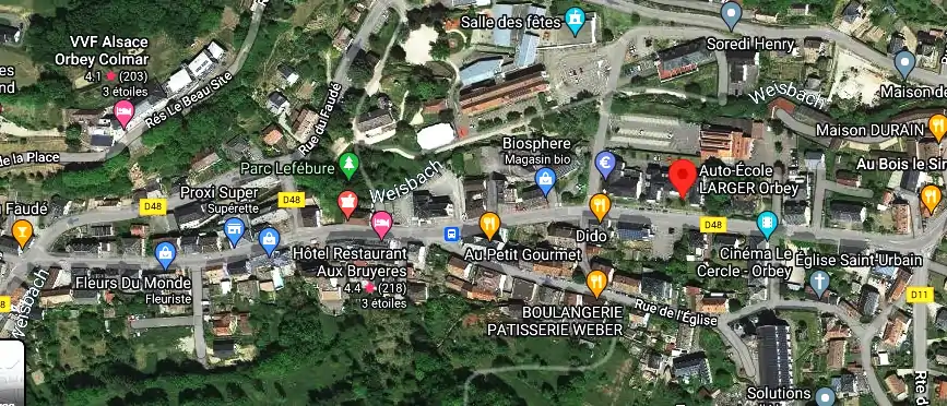 Permis auto Ecole à Orbey