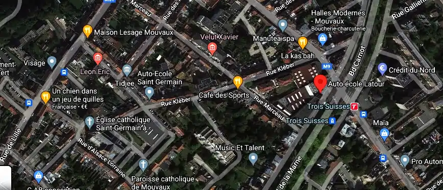 Permis auto Ecole à Mouvaux