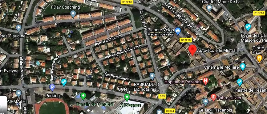 Permis auto Ecole à Pézenas