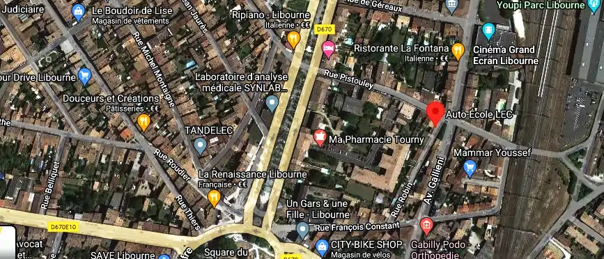 Permis auto Ecole à Libourne