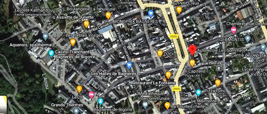 Permis auto Ecole à Bagnères-de-Bigorre