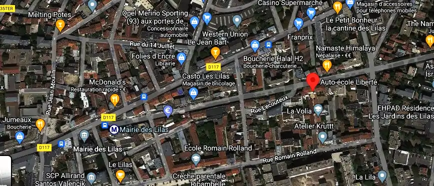 Permis auto Ecole à Les Lilas