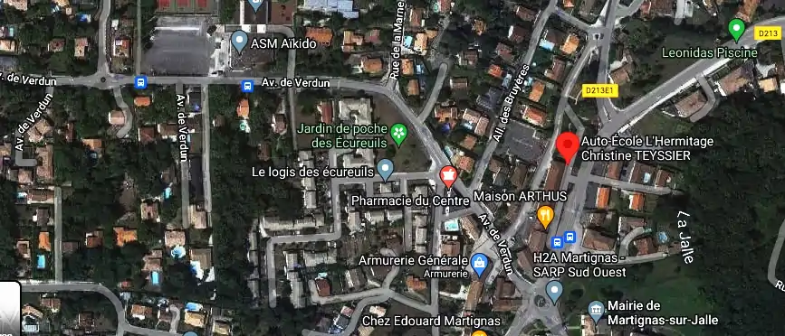 Permis auto Ecole à Martignas-sur-Jalle