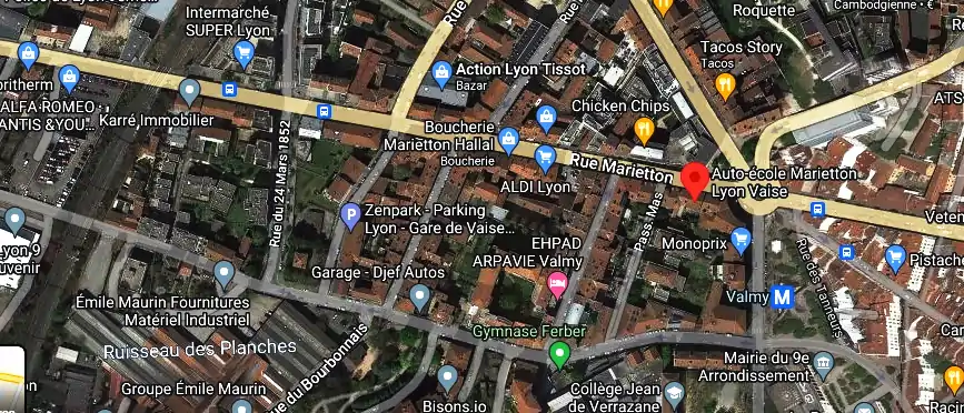 Permis auto Ecole à Lyon