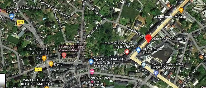 Permis auto Ecole à Mauriac