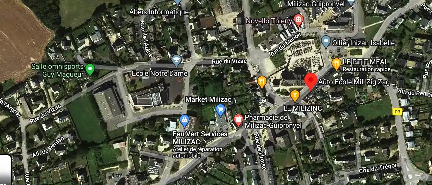 Permis auto Ecole à Milizac-Guipronvel