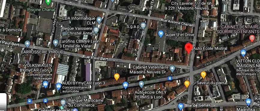 Permis auto Ecole à Lyon