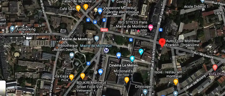 Permis auto Ecole à Montreuil