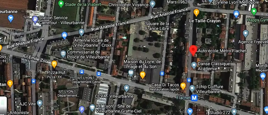 Permis auto Ecole à Villeurbanne