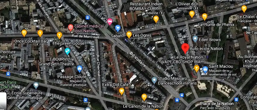 Permis auto Ecole à Paris