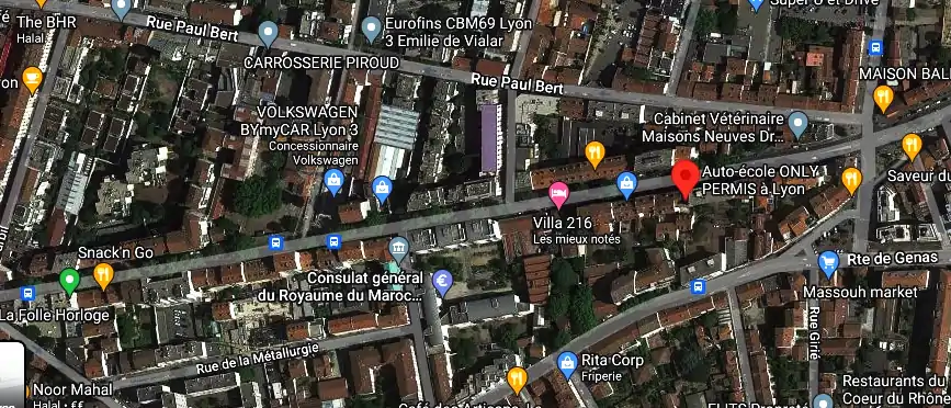Permis auto Ecole à Lyon