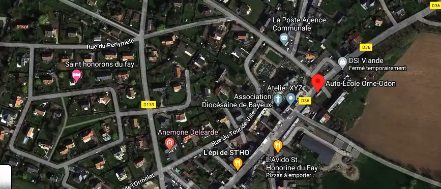 Permis auto Ecole à Sainte-Honorine-du-Fay