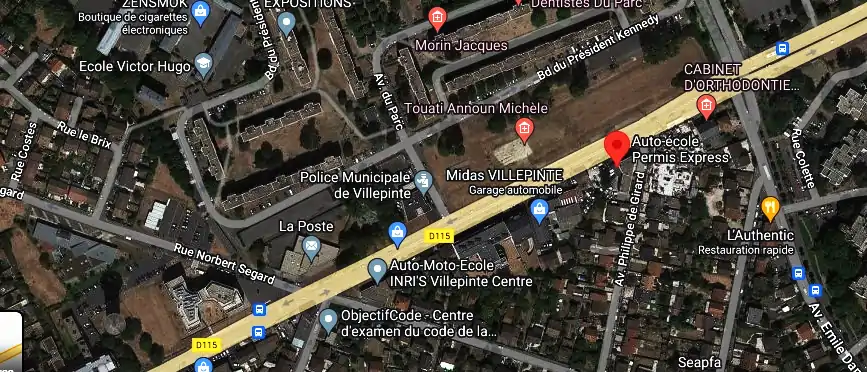 Permis auto Ecole à Villepinte