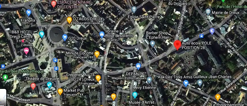 Permis auto Ecole à Dreux