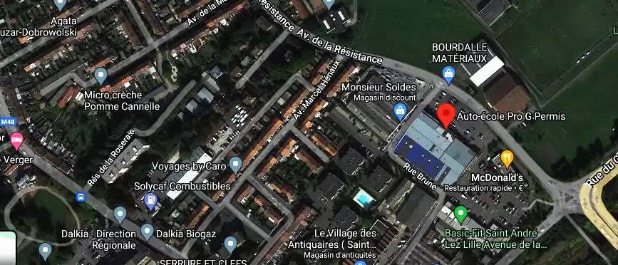 Permis auto Ecole à Saint-André-lez-Lille