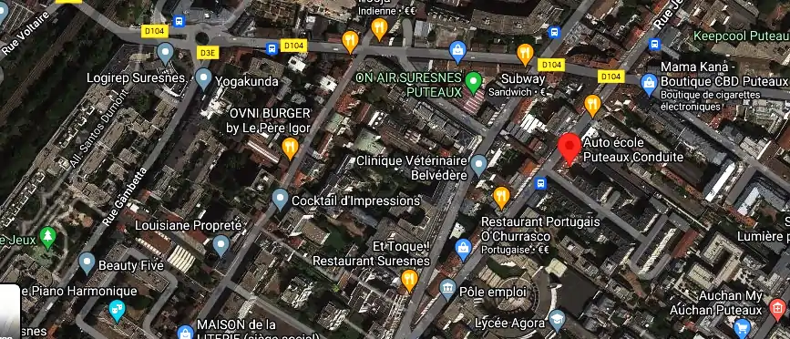 Permis auto Ecole à Puteaux