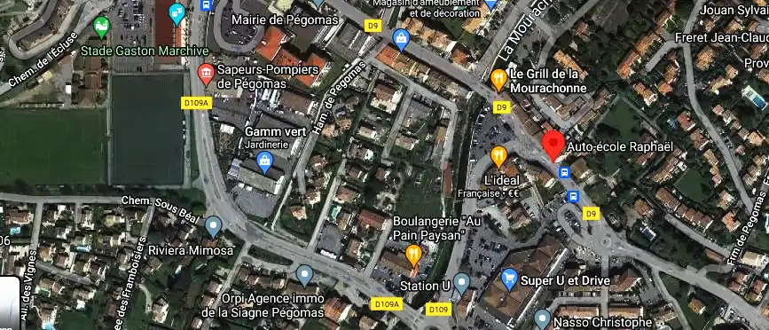 Permis auto Ecole à Pégomas