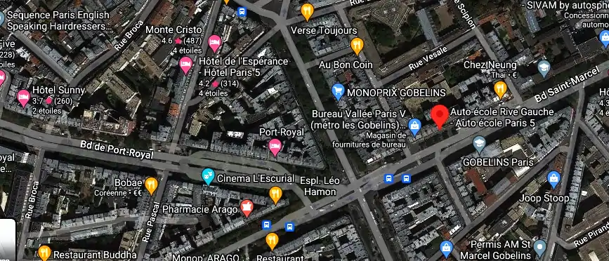 Permis auto Ecole à Paris
