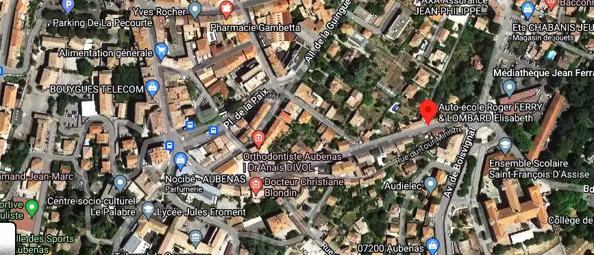 Permis auto Ecole à Aubenas