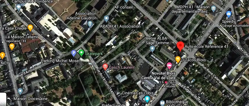 Permis auto Ecole à Blois