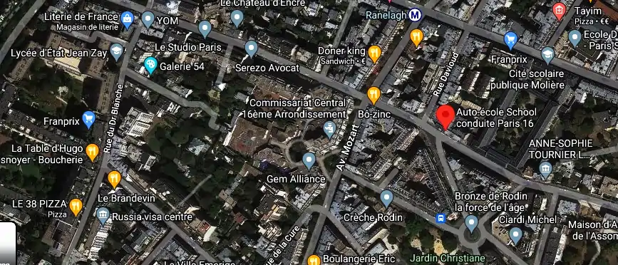 Permis auto Ecole à Paris