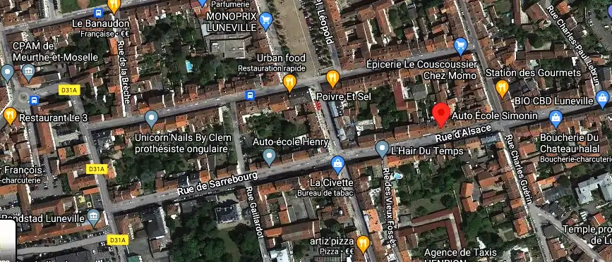 Permis auto Ecole à Lunéville