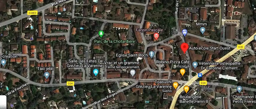 Permis auto Ecole à Grézieu-la-Varenne