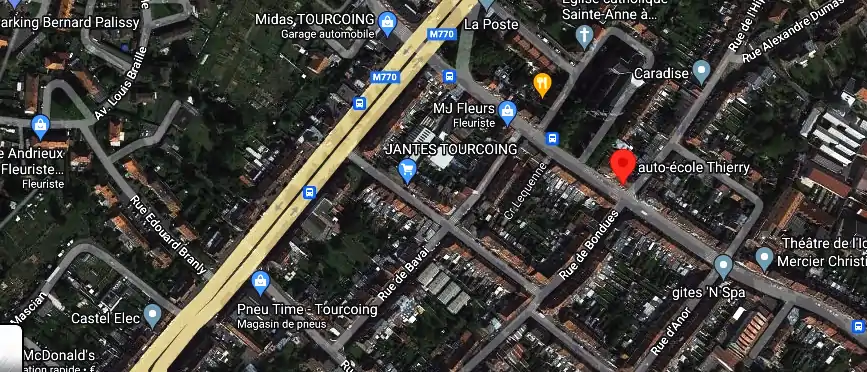 Permis auto Ecole à Tourcoing