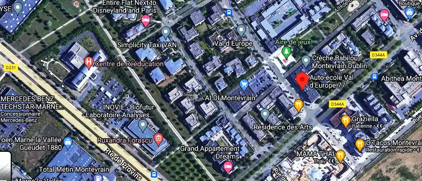 Permis auto Ecole à Montévrain