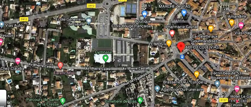 Permis auto Ecole à Vias