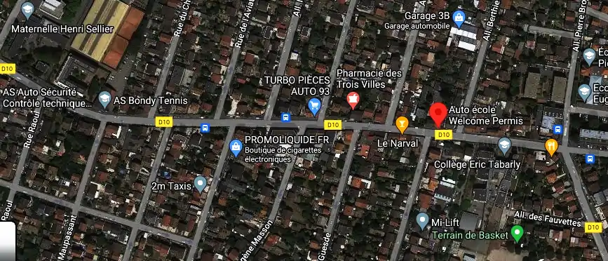 Permis auto Ecole à Les Pavillons-sous-Bois