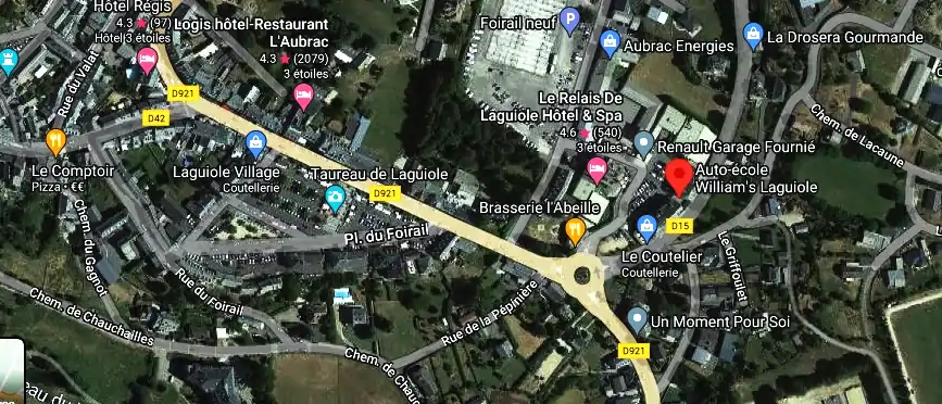 Permis auto Ecole à Laguiole