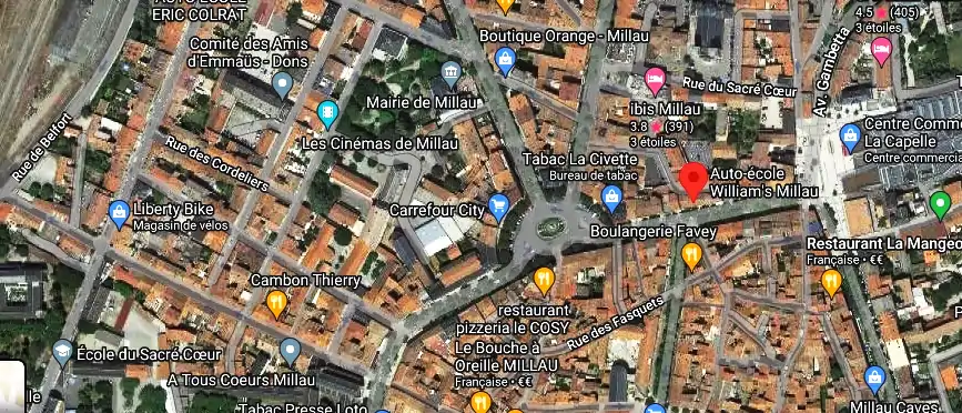 Permis auto Ecole à Millau