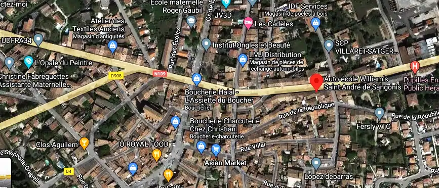 Permis auto Ecole à Saint-André-de-Sangonis