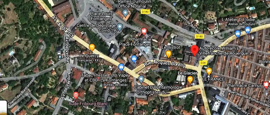 Permis auto Ecole à Villefranche-de-Rouergue