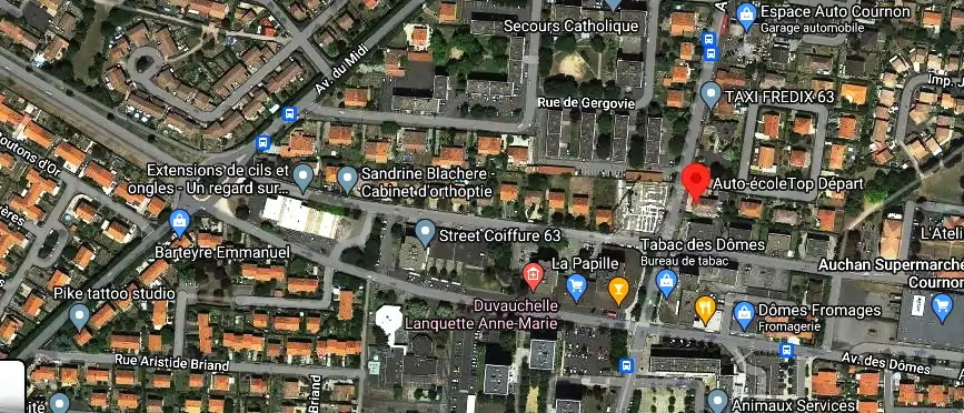 Permis auto Ecole à Cournon-d'Auvergne