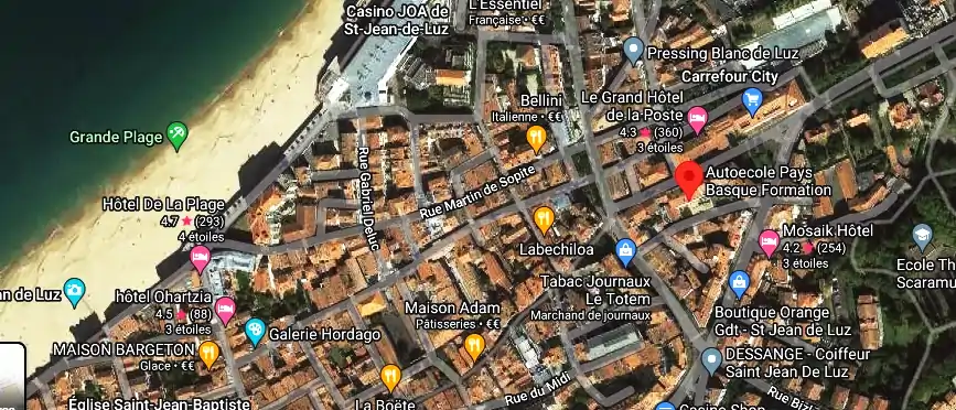 Permis auto Ecole à Saint-Jean-de-Luz