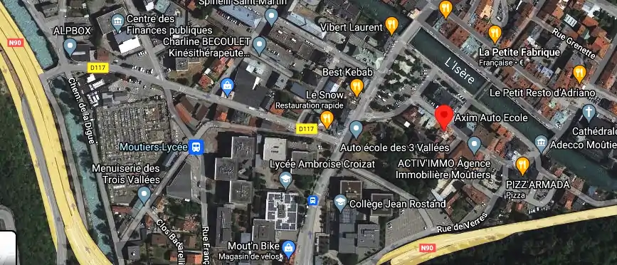 Permis auto Ecole à Moutiers