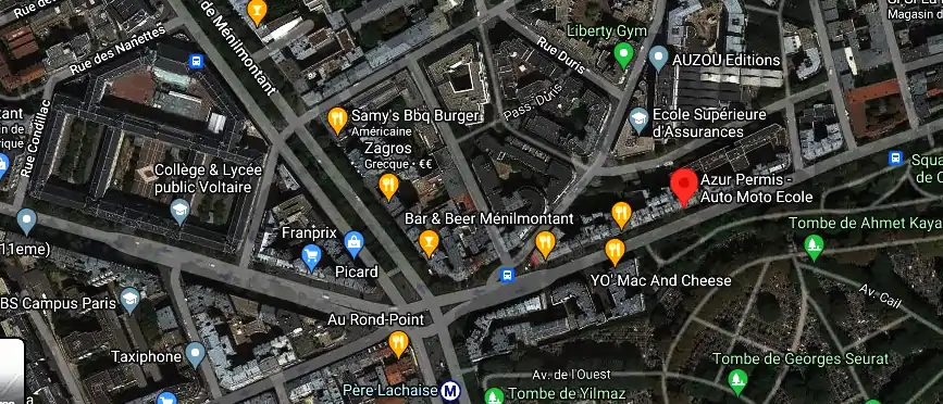 Permis auto Ecole à Paris