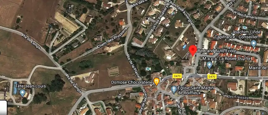 Permis auto Ecole à Roiffieux