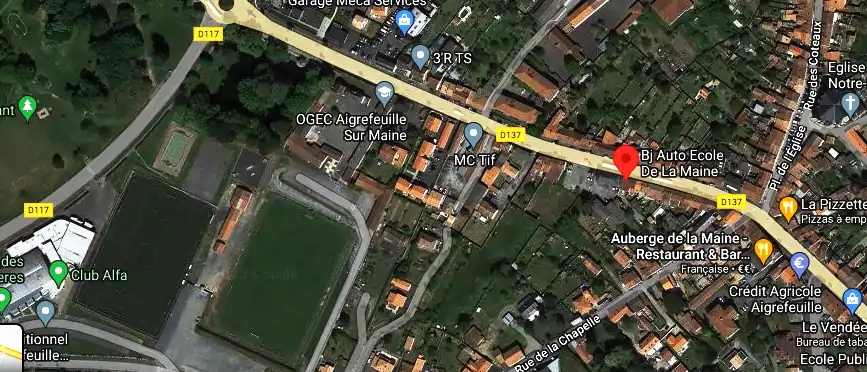 Permis auto Ecole à Aigrefeuille-sur-Maine