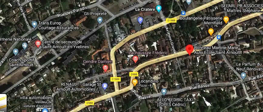 Permis auto Ecole à Saint-Arnoult-en-Yvelines