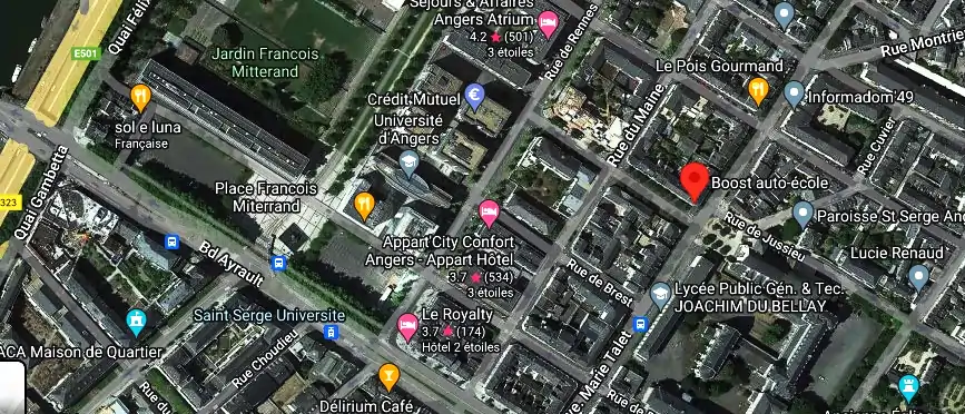 Permis auto Ecole à Angers