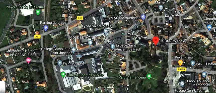 Permis auto Ecole à Chantonnay